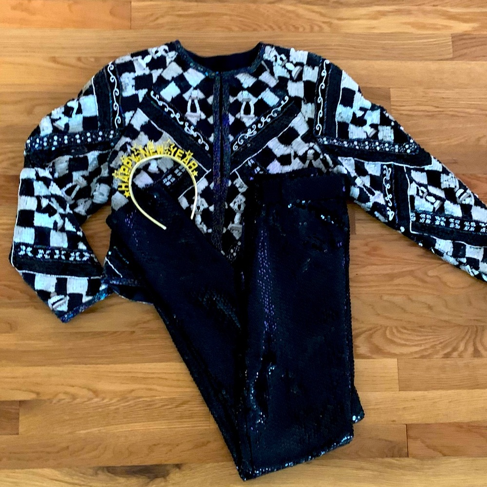Vintage Jeanette Black Sequined Pants🖤🖤